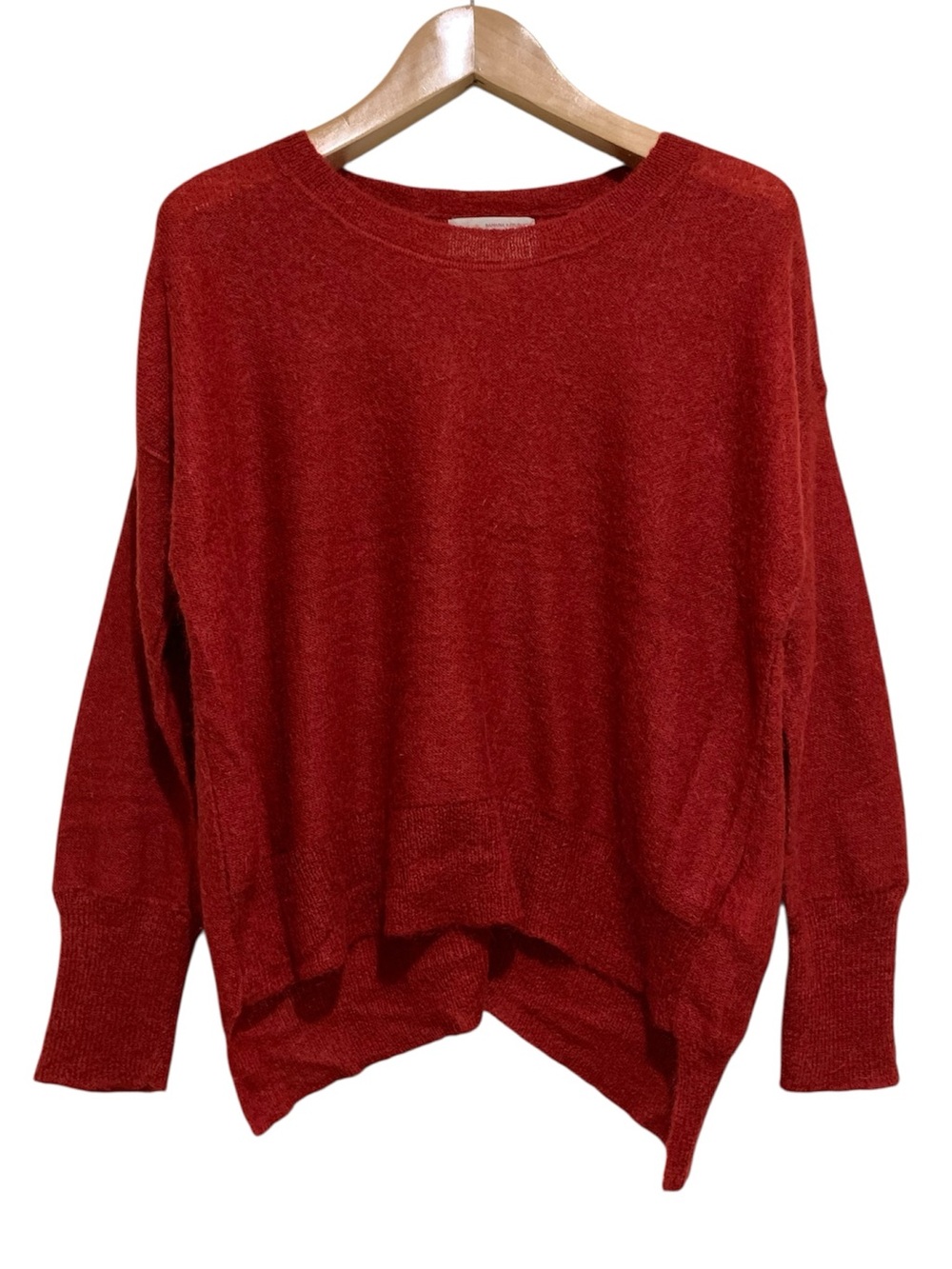 Banana Republic Heritage Collection Vintage Red Sweater Medium Wool Mohair Blend